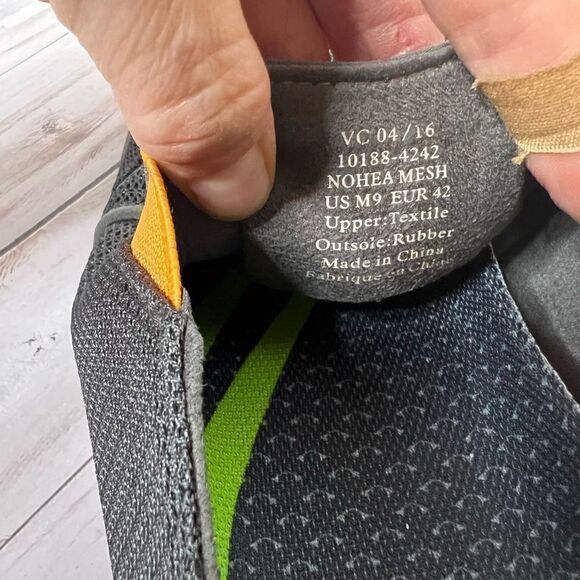 Olukai Nohea Mesh Blue Gray Comfort Shoes - Picture 4 of 7